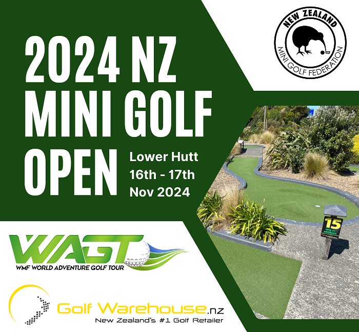 NZ Mini Golf Open 2024 logo